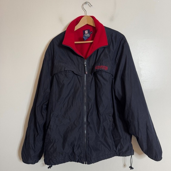 Chaps Ralph Lauren Jacket XL Mens Basic Puffer‎ Coat Blue - Picture 1 of 3